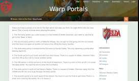 
							         Link to the Past Warp Portals - Zelda Xtreme								  
							    