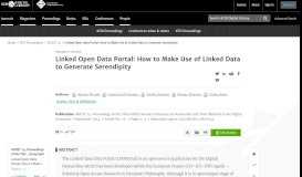 
							         Linked Open Data Portal								  
							    