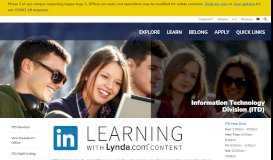 
							         Linkedin Learning at MTSU | Middle Tennessee State University								  
							    