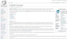 
							         LinkedIn Learning - Wikipedia								  
							    
