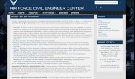 
							         Links - Air Force Civil Engineer Center - AF.mil								  
							    