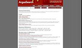 
							         Links - Argus Search Inc. - Argus protects your future by investigating ...								  
							    