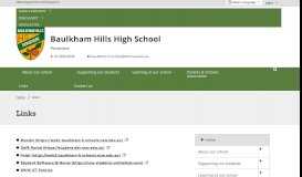 
							         Links - Baulkham Hills High School								  
							    