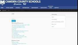 
							         Links | Camden County Schools								  
							    