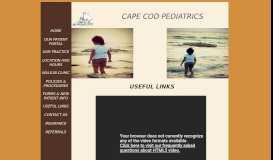 
							         Links - Cape Cod Pediatrics								  
							    