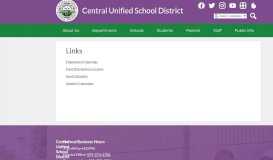 
							         Links - Central Unified School District								  
							    