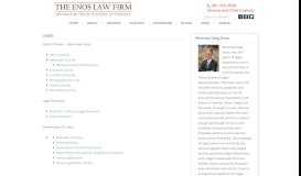 
							         Links - Enos Law Firm								  
							    
