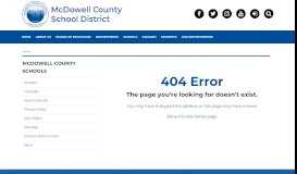 
							         Links – Finance – McDowell County Schools								  
							    