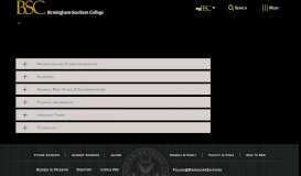 
							         Links for Current Students - Birmingham-Southern College								  
							    