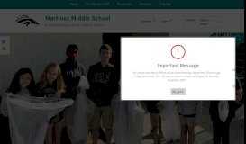 
							         Links for Education - Martinez Middle School								  
							    