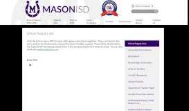 
							         Links for Families – Families – Mason ISD								  
							    