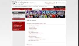 
							         Links for Parents - Washington Middle School - Meriden Public Schools								  
							    