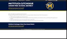 
							         Links for Students - Mattituck Cutchogue Union Free School District								  
							    