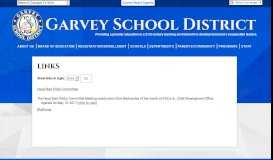 
							         Links - Garvey School District								  
							    