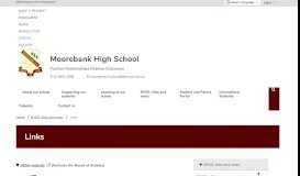
							         Links - Moorebank High School								  
							    