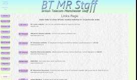 
							         Links page - BT Manchester Staff								  
							    