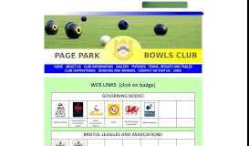 
							         Links - Page Park Bowls Club								  
							    