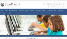 
							         Links | PowerSchool | Welcome to the Rhea County Schools Website								  
							    