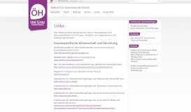 
							         Links - Referat für feministische Politik, ÖH Uni Graz								  
							    