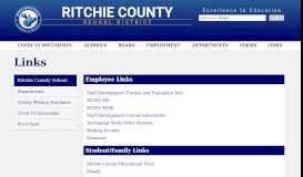 
							         Links - Ritchie County School								  
							    