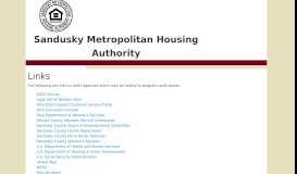 
							         Links - Sandusky Metropolitan Housing Authority								  
							    