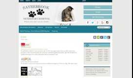 
							         Links | Sayrebrook Veterinary Hospital | Sayreville, New Jersey								  
							    