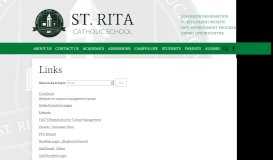
							         Links - St. Rita Catholic School								  
							    