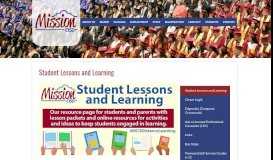 
							         Links – Students – Mission Consolidated Independent ... - Mission CISD								  
							    