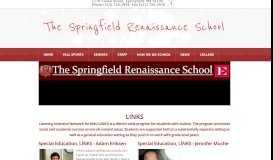 
							         Links - The Springfield Renaissance School								  
							    