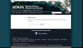 
							         Links to databases | Alaska Ocean Observing System								  
							    