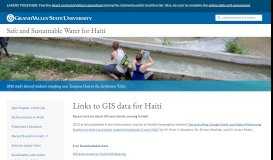 
							         Links to GIS data for Haiti - Safe and Sustainable Water for Haiti ...								  
							    