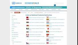 
							         Links to National Customs Authorites - Transport - UNECE								  
							    