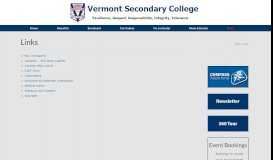 
							         Links | Vermont Secondary College								  
							    
