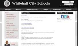 
							         Links - Whitehall City Schools								  
							    