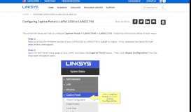 
							         Linksys Official Support - Configuring Captive Portal in LAPAC1200 or ...								  
							    
