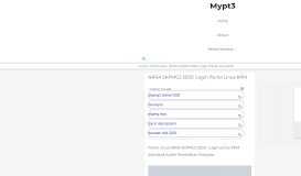 
							         Linus NKRA Login Portal SKPMG2 Secara Online - Mypt3								  
							    