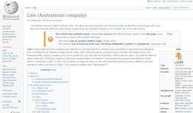 
							         Lion (Australasian company) - Wikipedia								  
							    