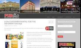
							         LION CUSTOMER PORTAL FOR THE INFORMATION AGE - PubTIC								  
							    