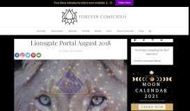 
							         Lionsgate Portal August 2018 - Forever Conscious								  
							    
