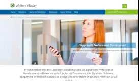 
							         Lippincott Professional Development - Lippincott Solutions								  
							    
