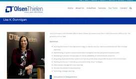 
							         Lisa K. Dunnigan - Olsen Thielen Certified Public Accountants ...								  
							    