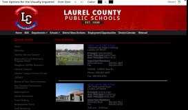 
							         List - Laurel County Schools								  
							    