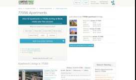 
							         List of 77056 Apartments Starting at $625 - View Listings - UMoveFree								  
							    