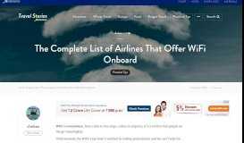 
							         List of Airlines Offering Inflight WiFi - eDreams								  
							    