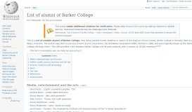 
							         List of alumni of Barker College - Wikipedia								  
							    