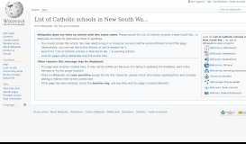 
							         List of Catholic schools in New South Wales - Wikipedia								  
							    