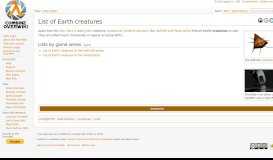 
							         List of Earth creatures - Combine OverWiki, the original Half-Life wiki ...								  
							    