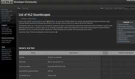 
							         List of HL2 Soundscapes - Valve Developer Community								  
							    