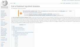 
							         List of Internet top-level domains - Wikipedia								  
							    