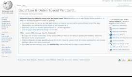 
							         List of Law & Order: Special Victims Unit characters - Wikipedia								  
							    